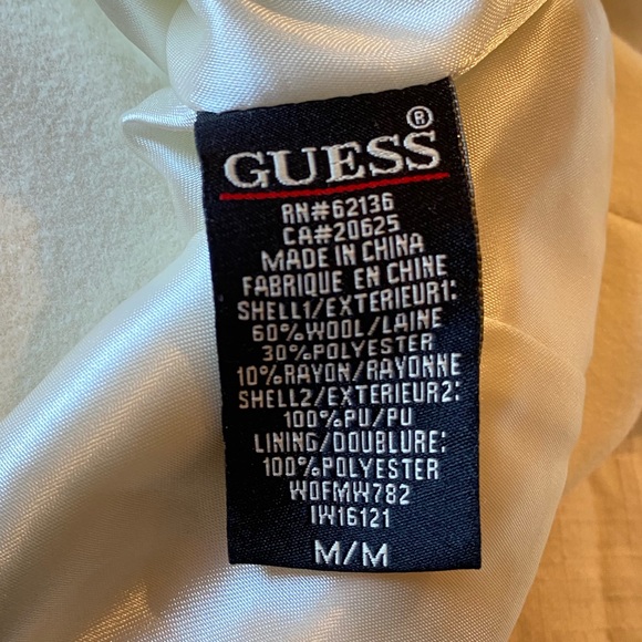 Guess double breasted zip detail short pea coat - Picture 7 of 7